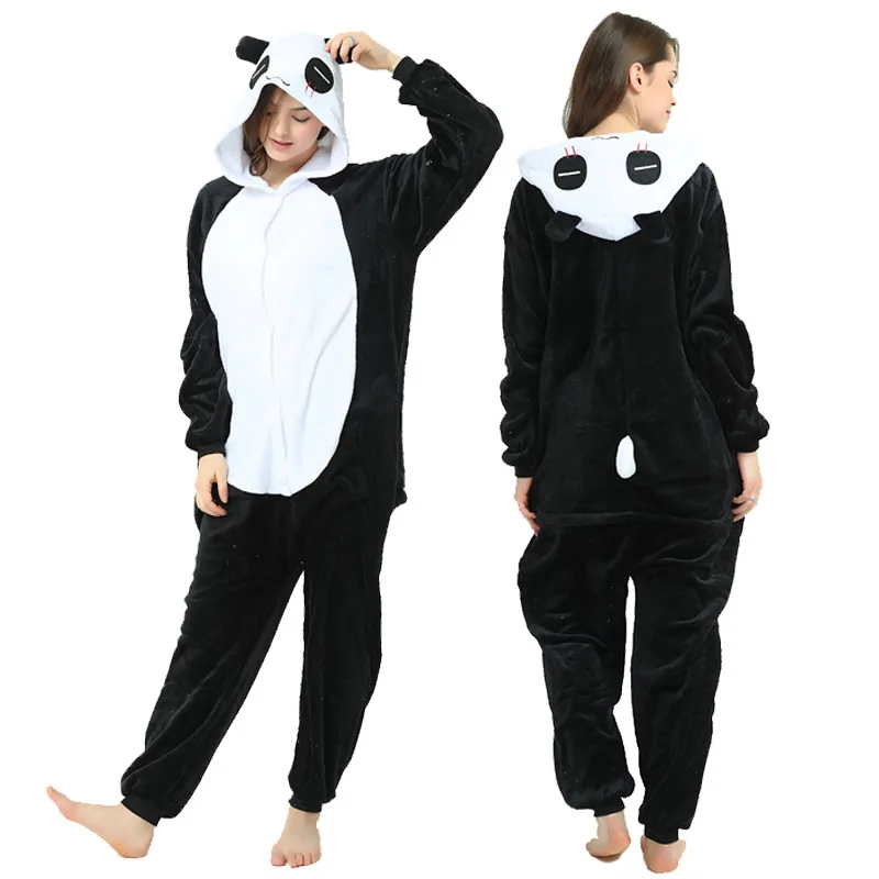 Anime Cosplay Couple - Kigurumi Adults Plus Size Panda Pajamas