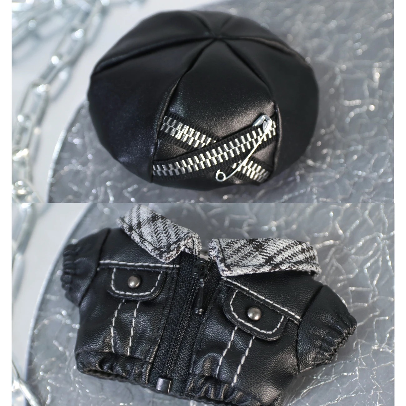 Anime Doll Cosplay - 2026 new 10cm cosplay leather jacket,