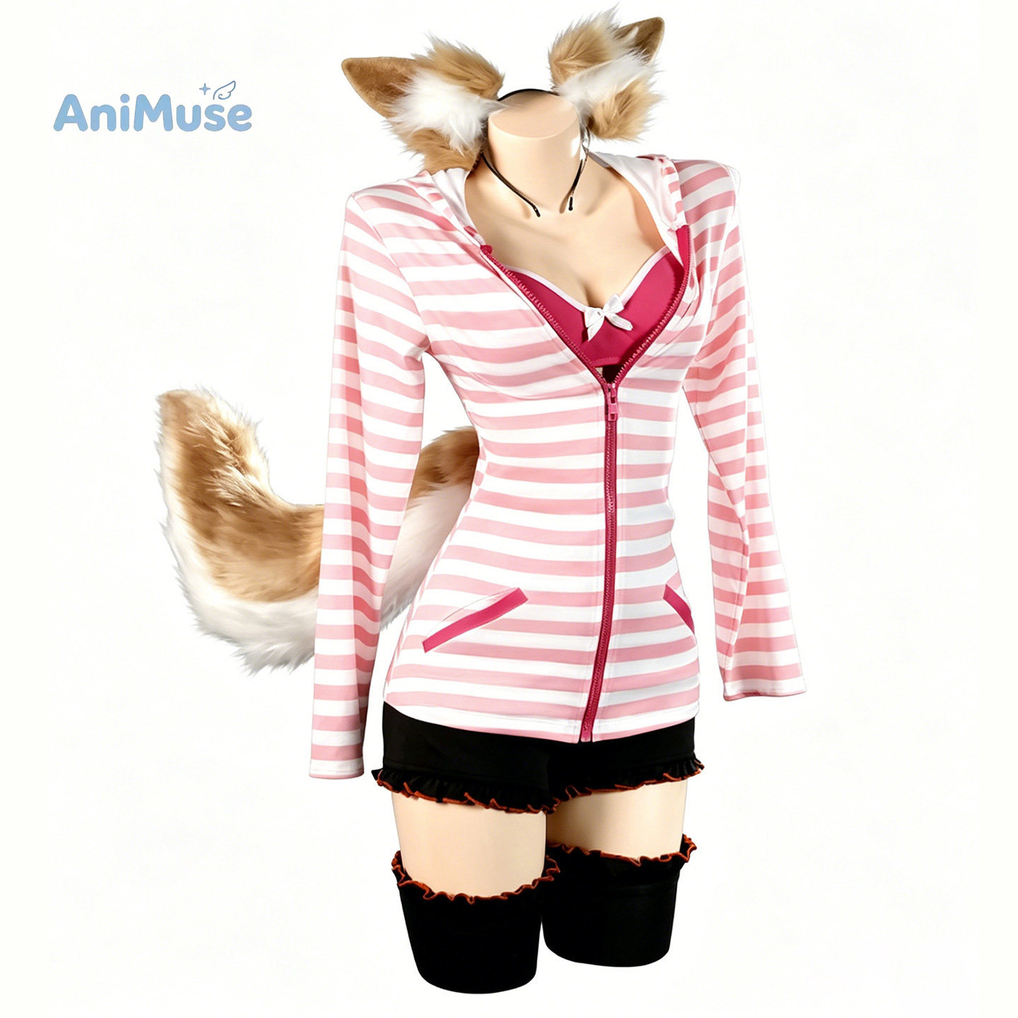 Anime Cosplay Pink - Tamamo no Mae Cosplay Costume Fate