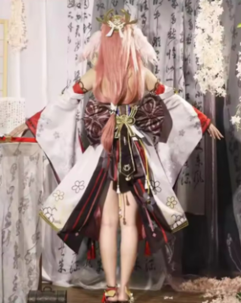 Genshin Impact Yae Miko Cospla - огляд і ціна Anime Cosplay Kostüm