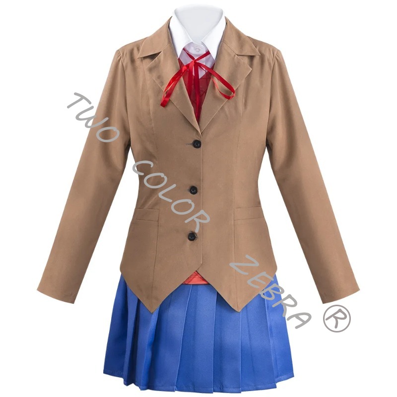 Doki Doki Literatur club Rolle - огляд і ціна Anime Cosplay Kostüm