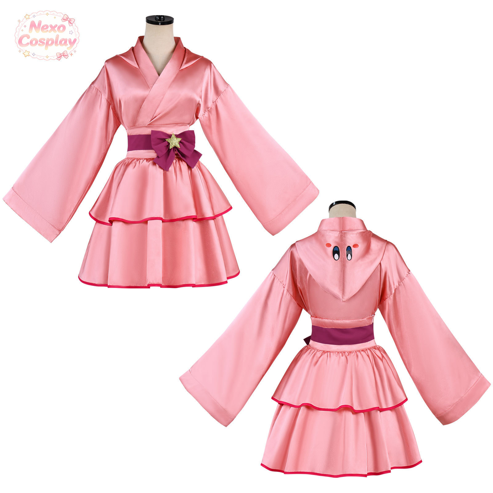 Pink ball Cosplay Costume Pink - огляд і ціна Anime Cosplay Pink