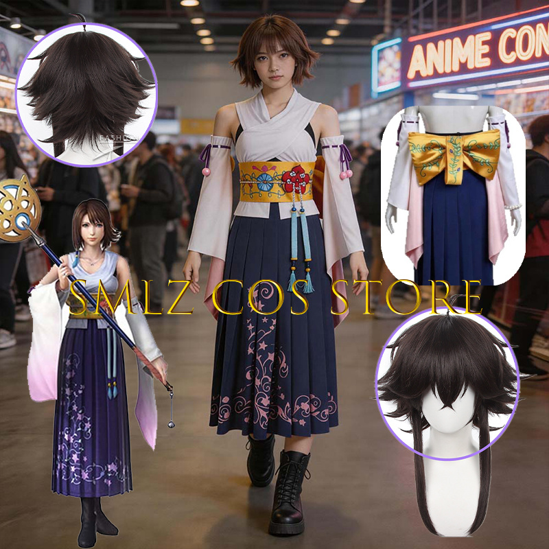Smlz FFX Yuna Cosplay Anime FF - огляд і ціна Anime Cosplay Female Characters