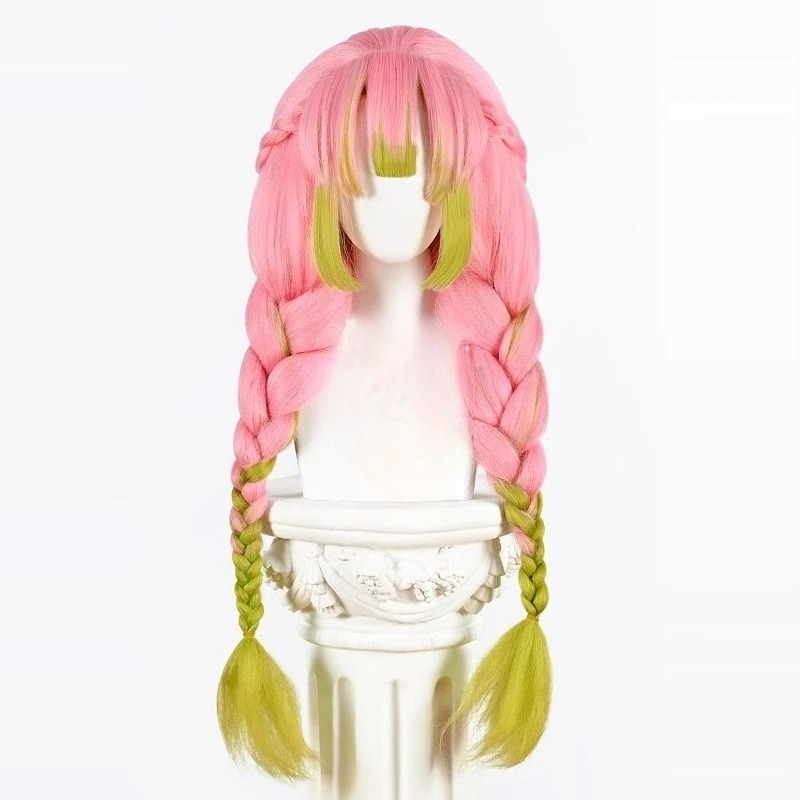 Kanroji Mitsuri Cosplay Wig Pi - огляд і ціна Cosplay Anime Pink Hair