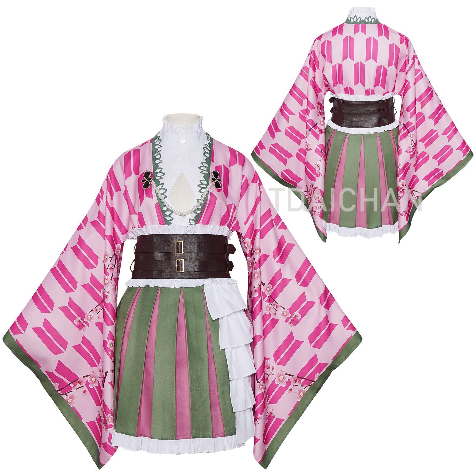 Anime Kanroji Mitsuri Cosplay  - огляд і ціна Cosplay Anime Pink Hair