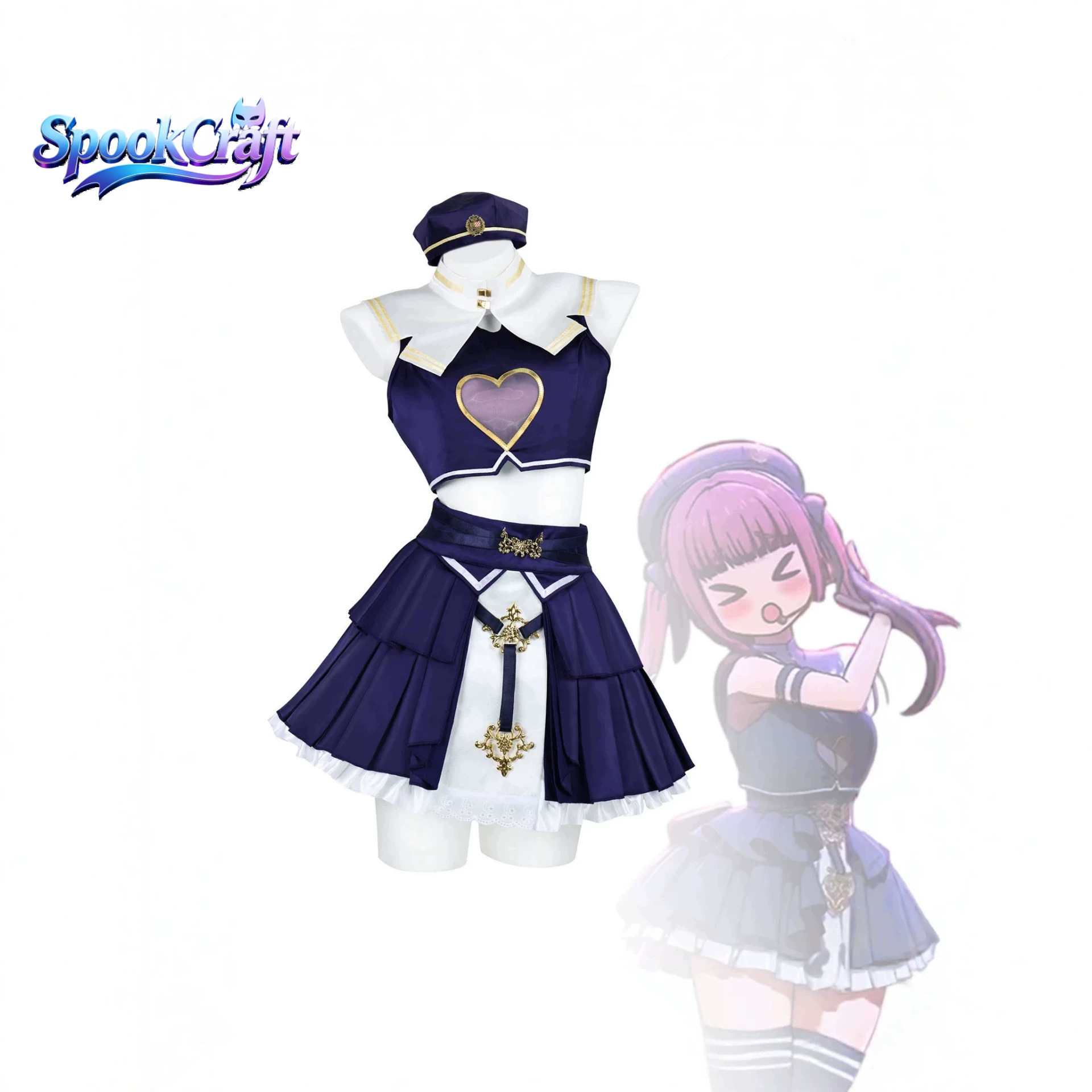 Houshou Marine Cosplay Costume - огляд і ціна Anime Cosplay Marin