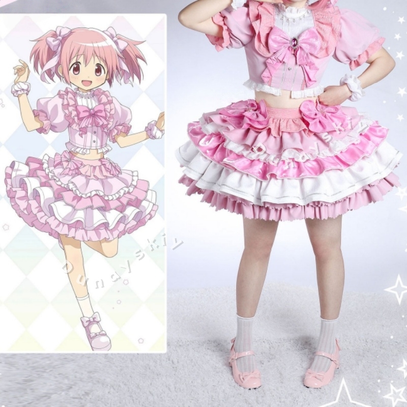 Puella Magi Madoka Magica Kana - огляд і ціна Cosplay Anime Pink Hair