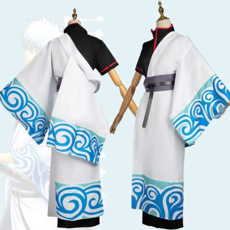Neues Anime Gintama Sakata Gin - огляд і ціна Anime Cosplay Kostüm