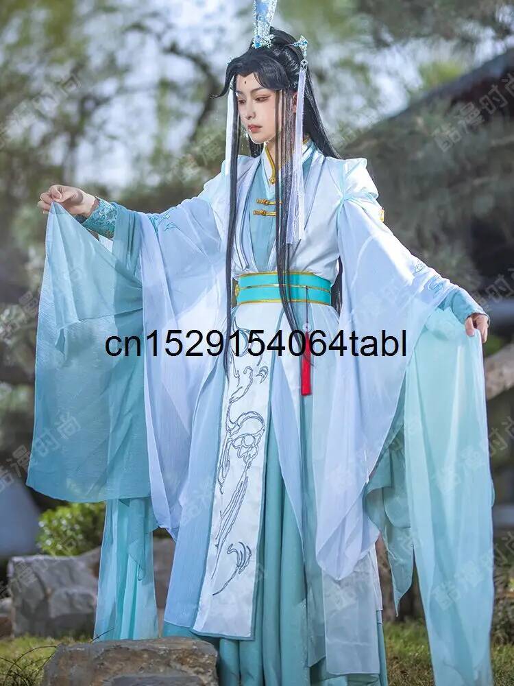 New Tian Guan Ci Fu Fengshi Qi - огляд і ціна Anime Cosplay Wigs