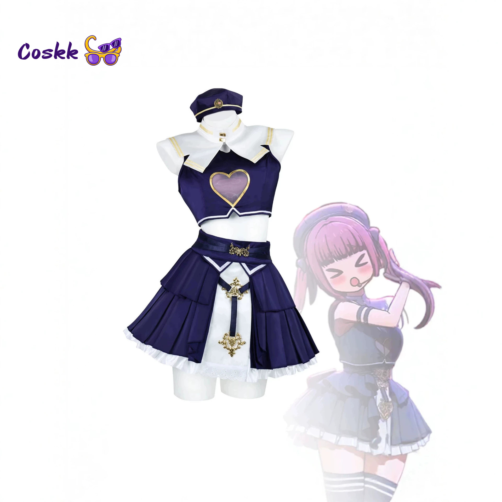 Houshou Marine Cosplay Costume - огляд і ціна Anime Cosplay Marin
