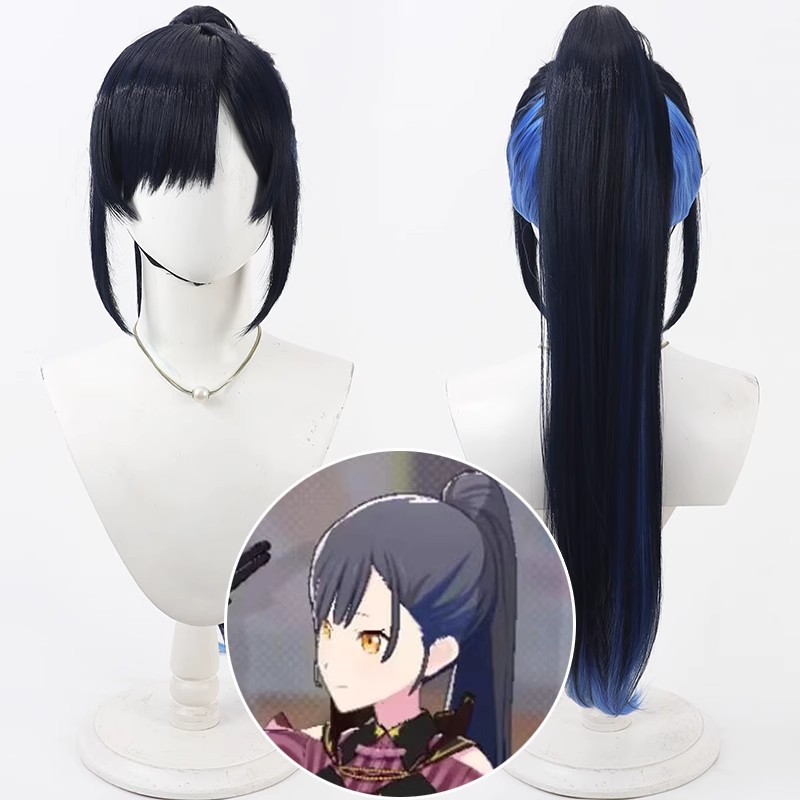 Project Sekai Colorful Stage S - огляд і ціна Anime Cosplay Long Black Hair